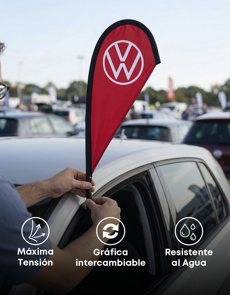 Bandera para Auto - 3