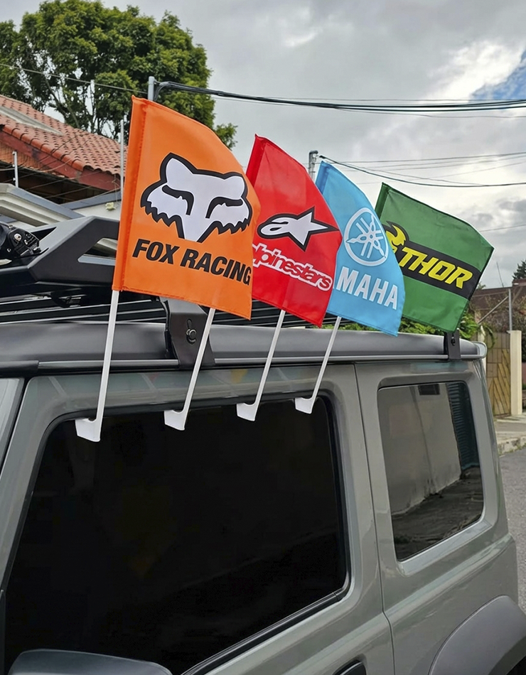 Mini Banderas para Auto - 4