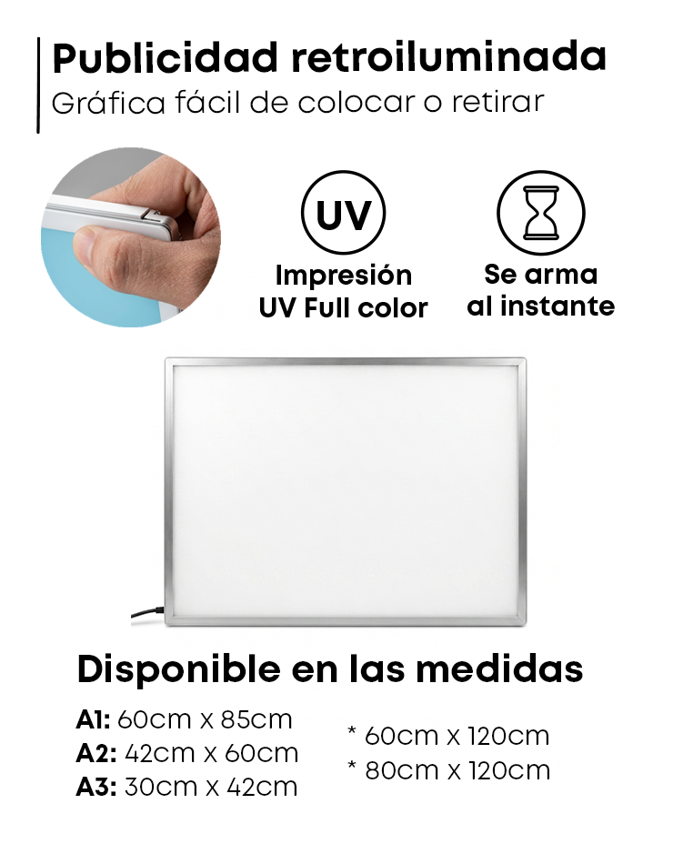 Póster LED Ultra Delgado - 5