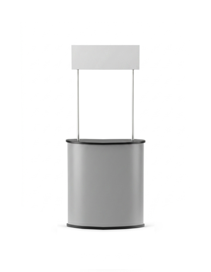 Mesa Enrollable Ovalada Medium + Rótulo + Repisa interna - 1