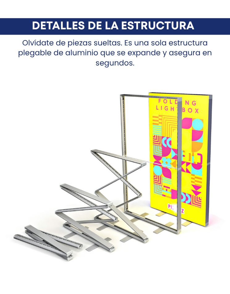 Tótem LEDBox Flex estructura