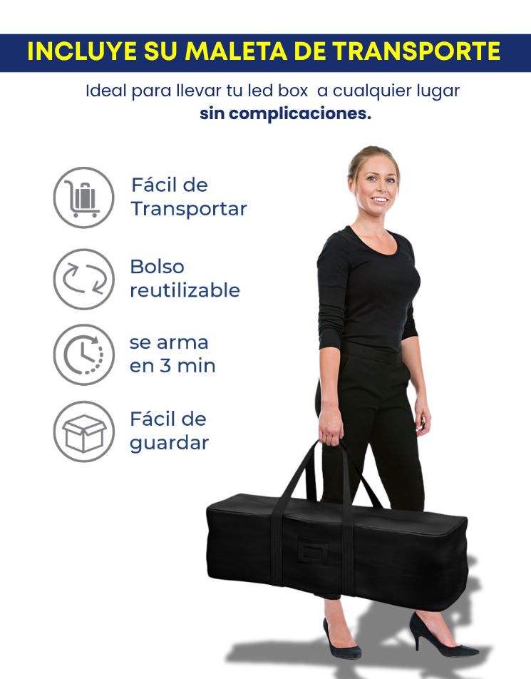 Tótem LEDBox Flex maleta