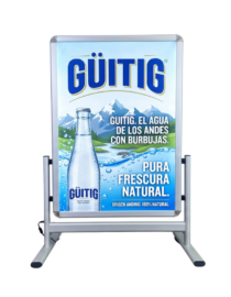 Caballete Led Doble lado portada